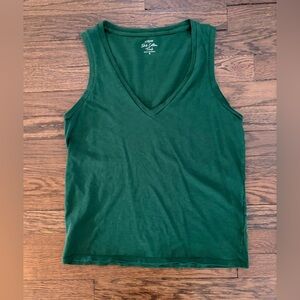 J Crew slub cotton tank size small